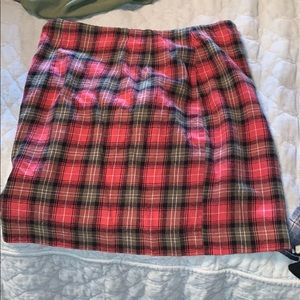 Plaid skirt